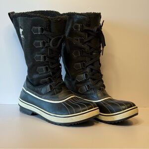 Sorel Tivoli Waterproof Mid-Calf Snow Boots – Women’s Size 9 – Black